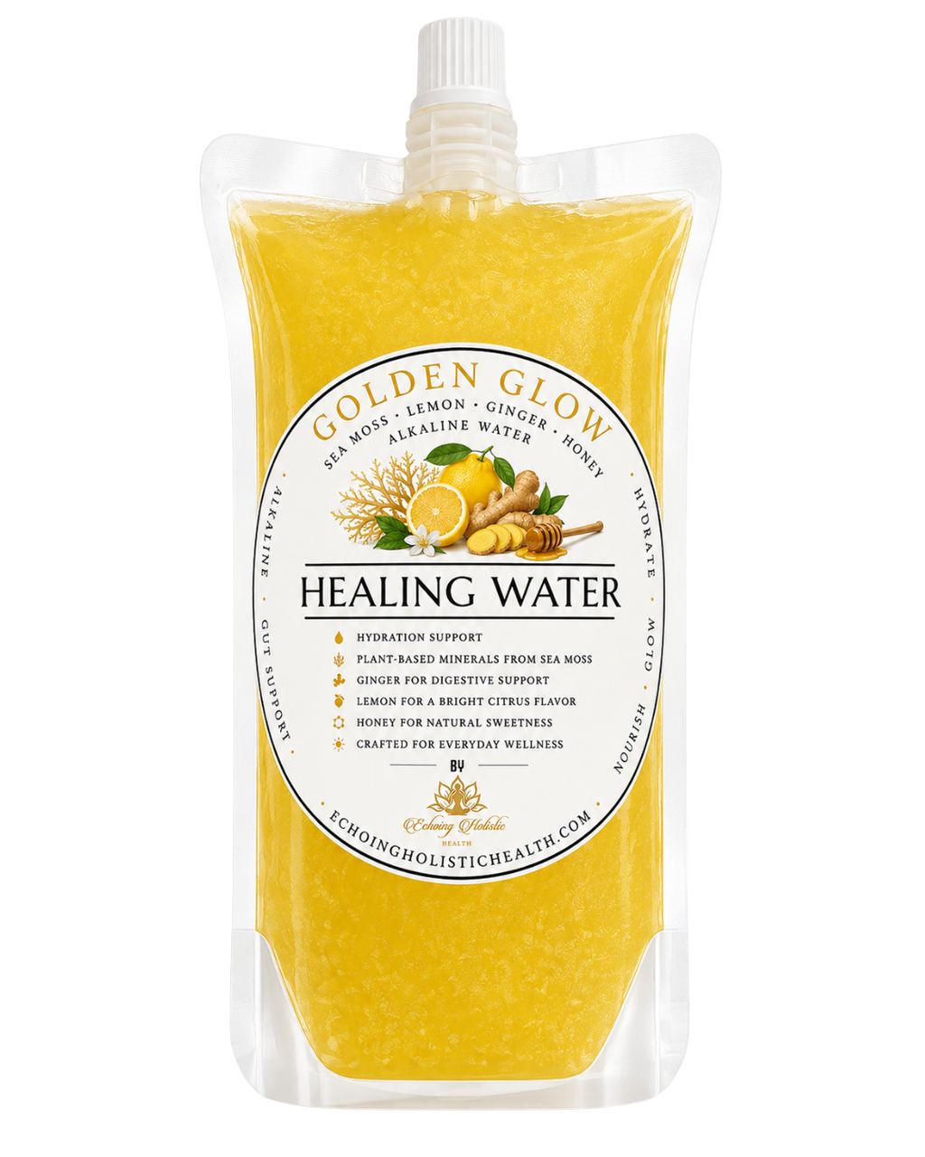 4- Pack, Echoing Holistic Health™ Healing Waters — Functional Hydration Bundle